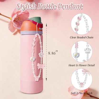 🛡️ Silicone Boot & Charm Set for 24oz Water Bottles – Protective Anti-Slip Bottom Sleeve