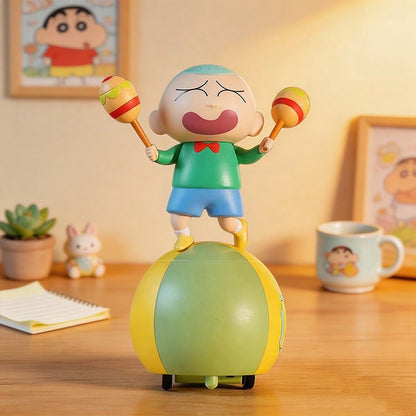 🌟 MINISO Crayon Shin-chan Swing Band Series Blind Box – Kasukabe Defense Force Collectible (1 Random Box)