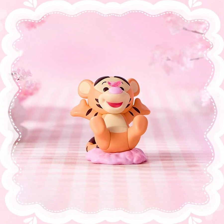 🌸 MINISO Disney Cherry Blossom Season Series Spring Whispers Blind Box – Mystery PVC Collectible Figure (1 Random Box)