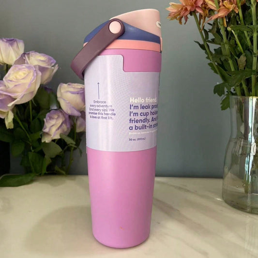 🥤 30oz Boneyard Vacuum Insulated Tumbler – Stainless Steel Hot & Cold Travel Mug(Purple)