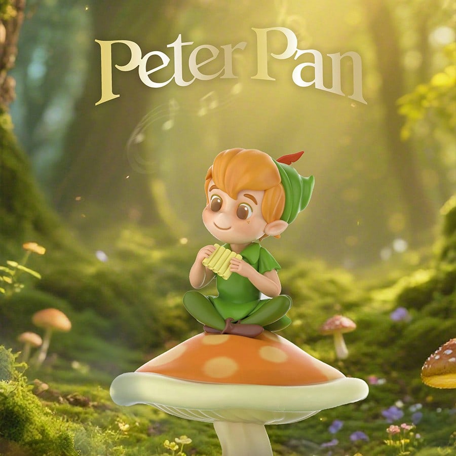 🧚 MINISO Disney Peter Pan Magic Treasure Functional Blind Box – Mystery Collectible Figure (1 Random Box)