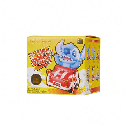 🚗🚂 MINISO Disney Classic Characters Fun Bumper Car & Steam Train Blind Box – Mystery Collectible Figure (1 Random Box)