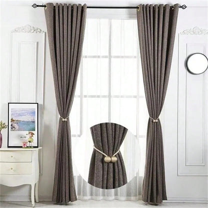 🧲 2-Pack Magnetic Curtain Tiebacks – No-Drill Curtain Holdbacks with Modern Earbud-Inspired Design