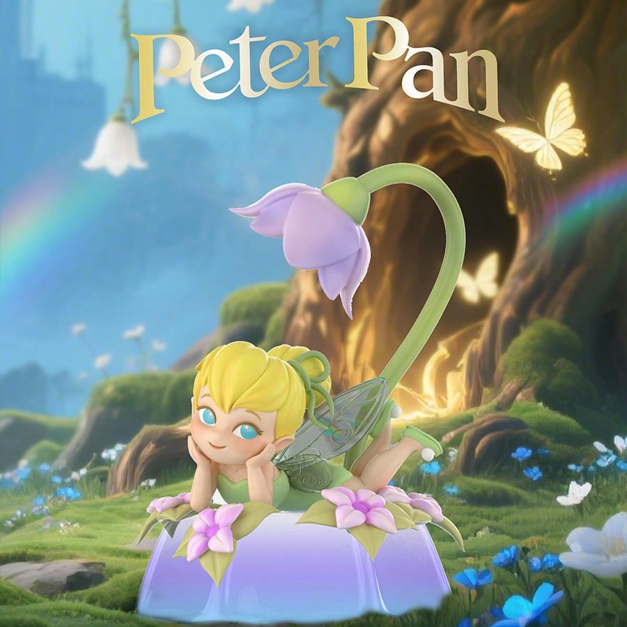 🧚 MINISO Disney Peter Pan Magic Treasure Functional Blind Box – Mystery Collectible Figure (1 Random Box)