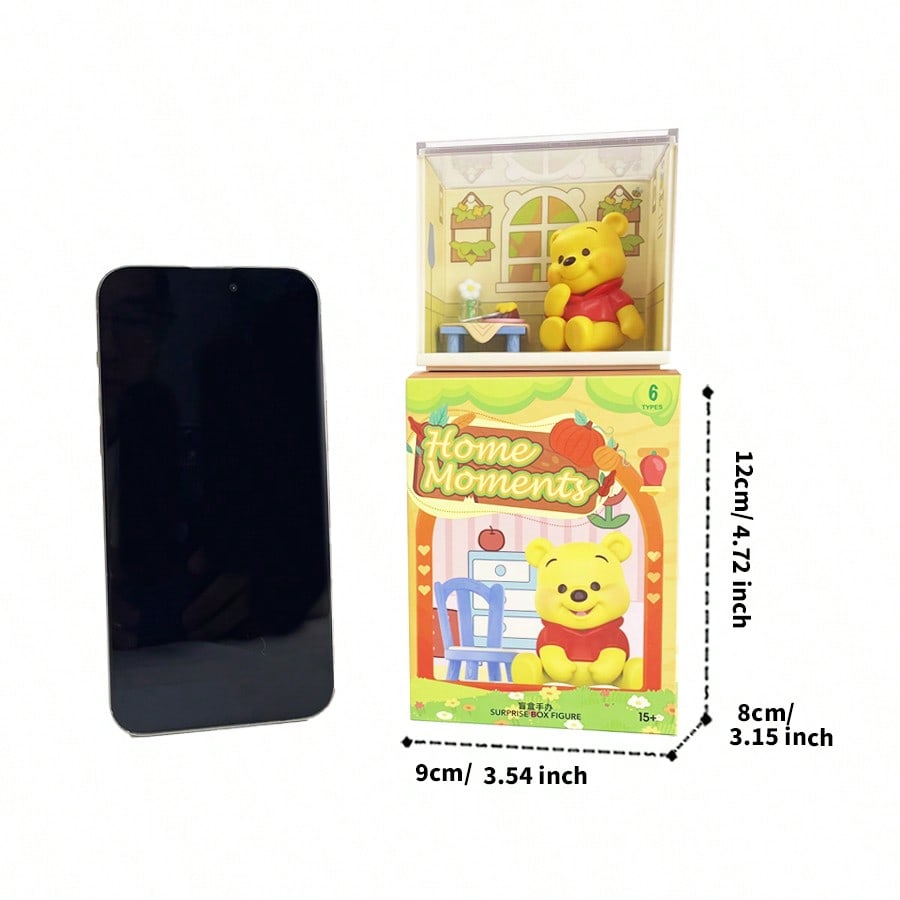 🏡 MINISO Disney Winnie the Pooh Cozy Cottage Series Blind Box – Mini Collectible Figure (1 Random Box)