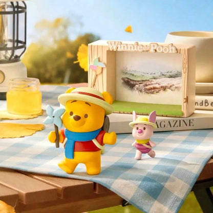 🍂 MINISO Disney Winnie the Pooh Autumn Outing Series Blind Box – Landscape Resin Collectible (1 Random Box)