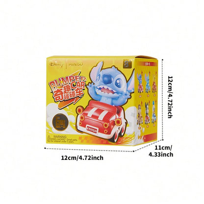 🚗🚂 MINISO Disney Classic Characters Fun Bumper Car & Steam Train Blind Box – Mystery Collectible Figure (1 Random Box)