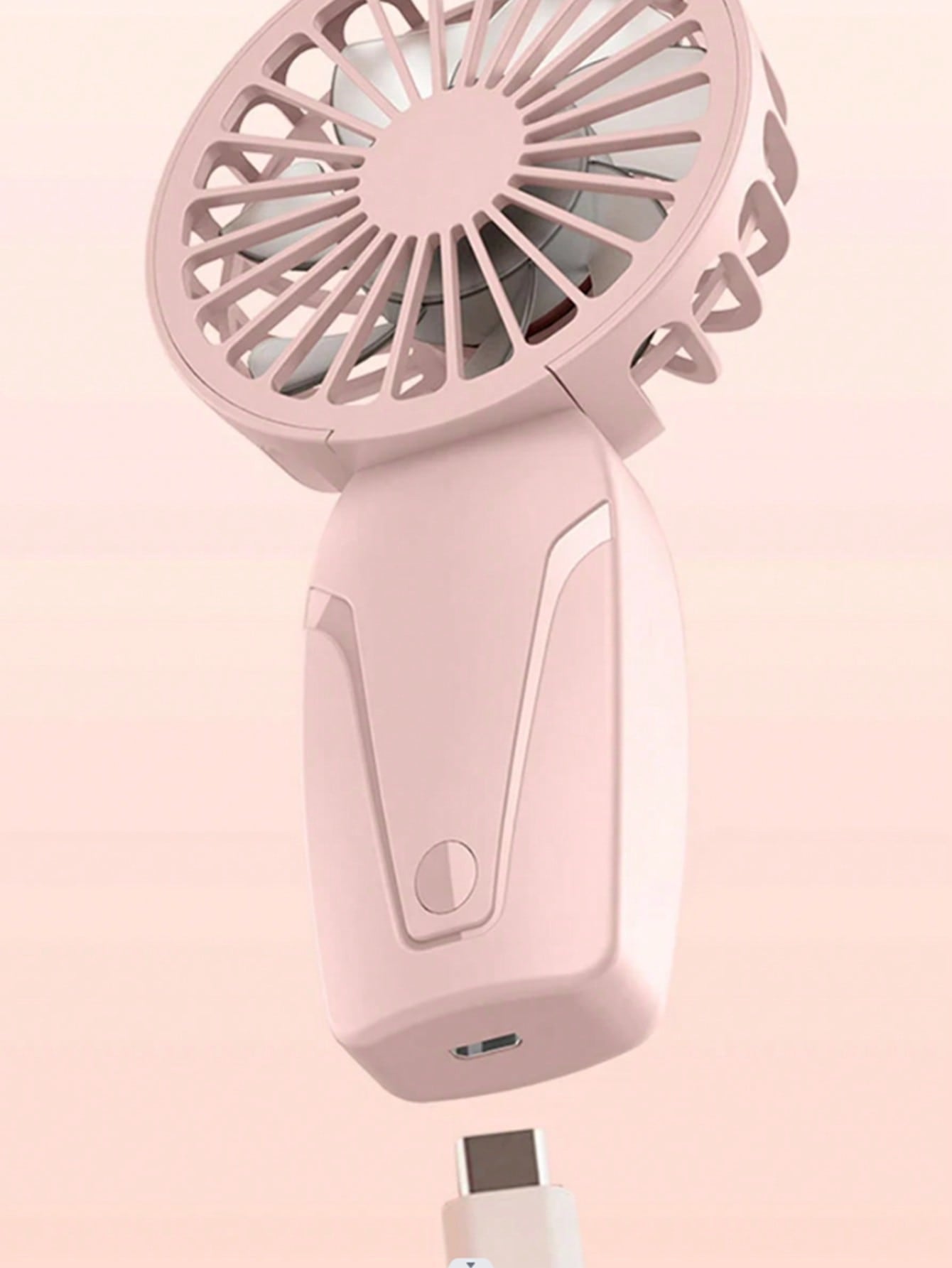 Mini Portable Handheld Fan – USB Rechargeable 7-Blade Cooling Fan