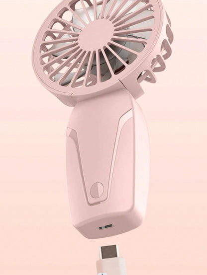 Mini Portable Handheld Fan – USB Rechargeable 7-Blade Cooling Fan