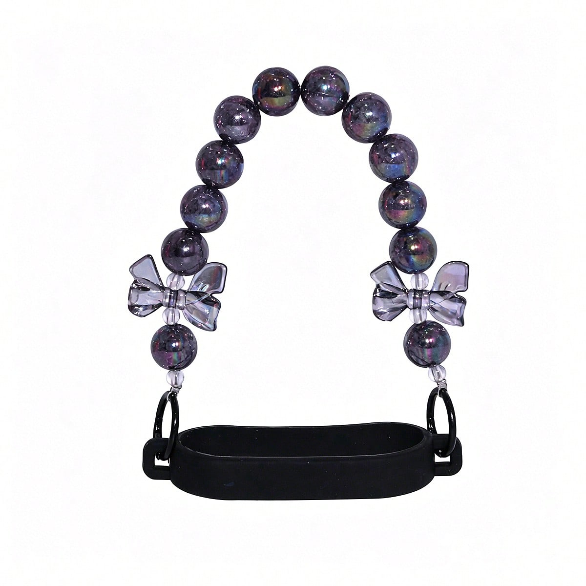 🎀 Beaded Water Bottle Charm Strap – Bow Lanyard Accessory for 20–40oz Tumblers Multicolor