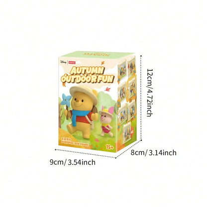 🍂 MINISO Disney Winnie the Pooh Autumn Outing Series Blind Box – Landscape Resin Collectible (1 Random Box)