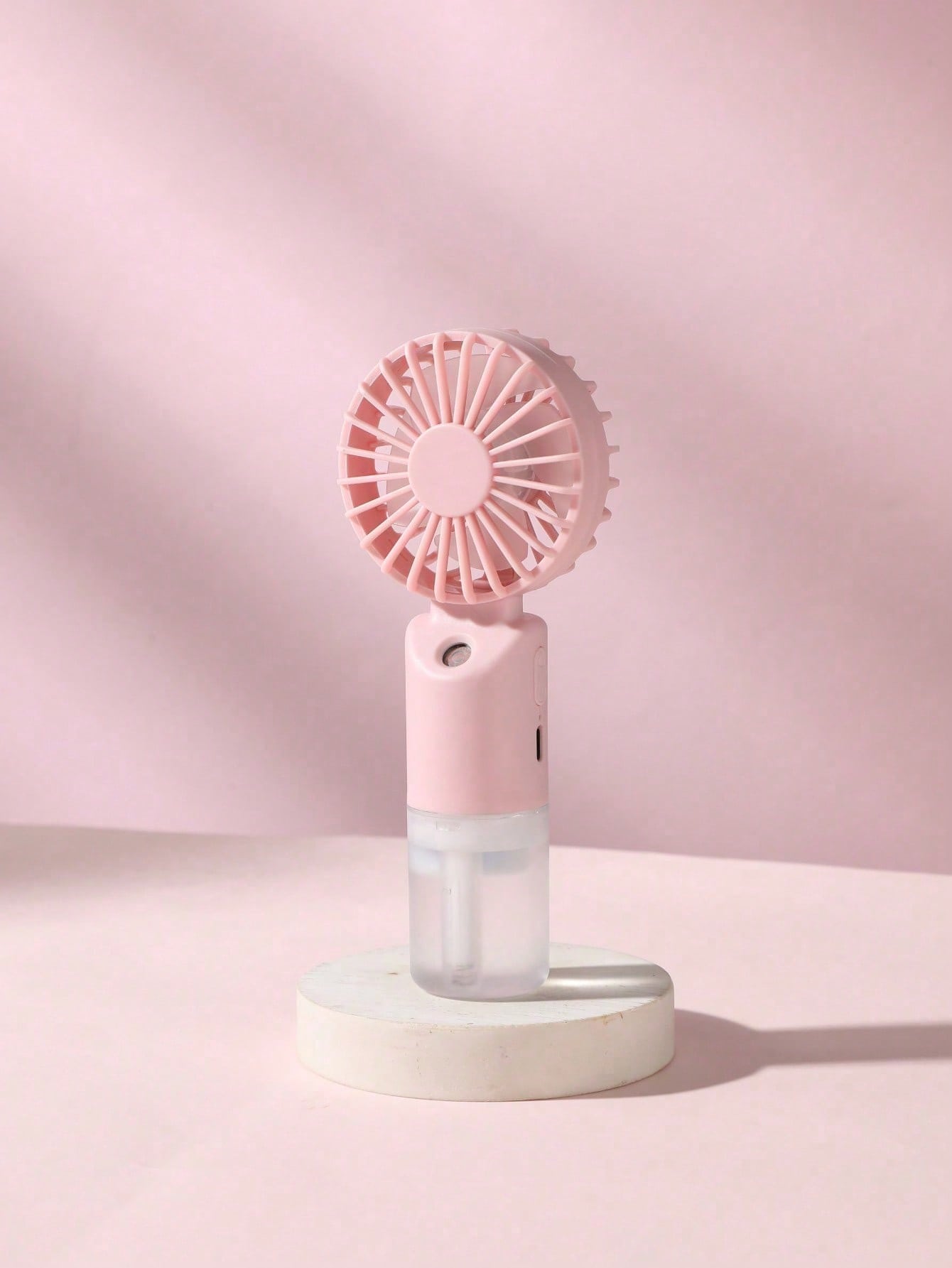 Mini Handheld Mist Fan – Portable Rechargeable Cooling Fan with Humidifying Spray