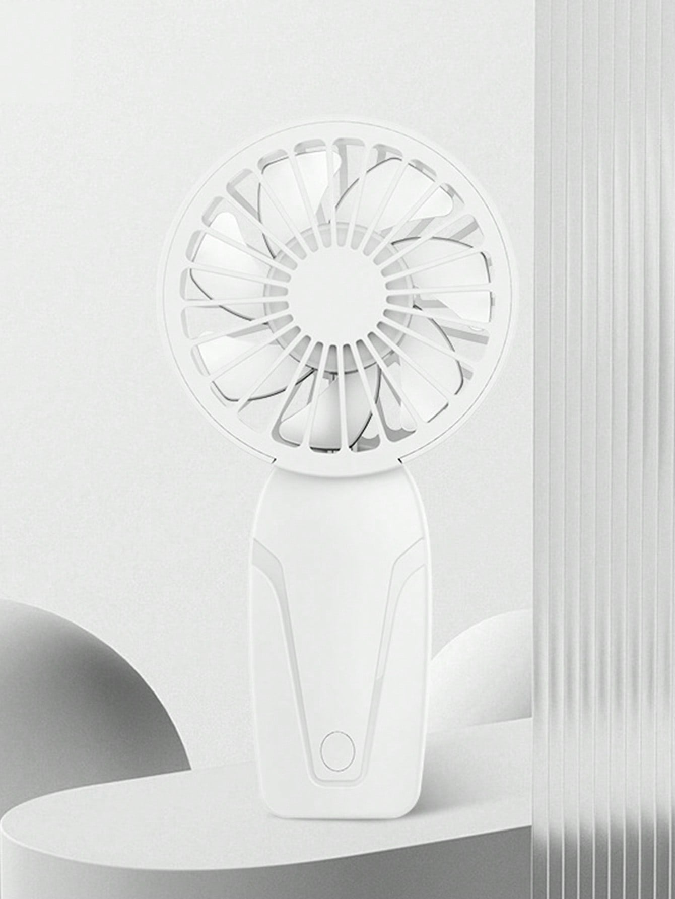 Mini Portable Handheld Fan – USB Rechargeable 7-Blade Cooling Fan