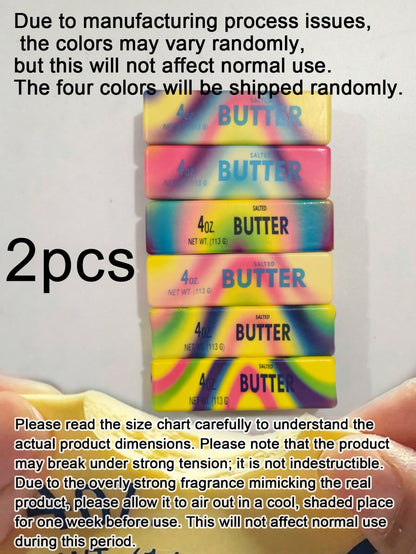 Rainbow Butter Squeeze Toy – Slow Rebound Stress Relief Sensory Squishy