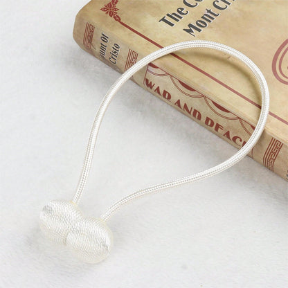 🧲 2-Pack Magnetic Curtain Tiebacks – No-Drill Curtain Holdbacks with Modern Earbud-Inspired Design