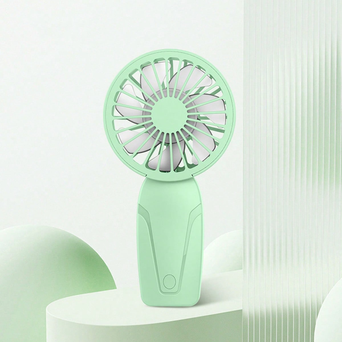 Mini Portable Handheld Fan – USB Rechargeable 7-Blade Cooling Fan