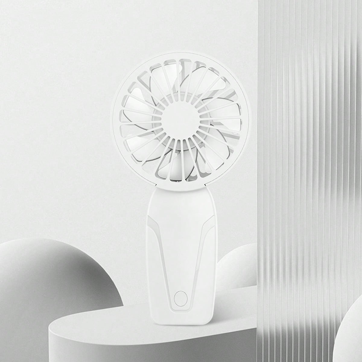 Mini Portable Handheld Fan – USB Rechargeable 7-Blade Cooling Fan