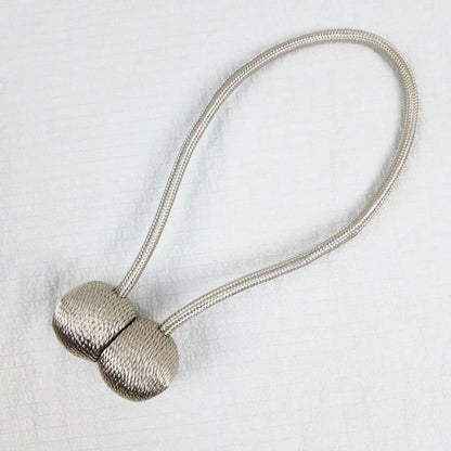 🧲 2-Pack Magnetic Curtain Tiebacks – No-Drill Curtain Holdbacks with Modern Earbud-Inspired Design