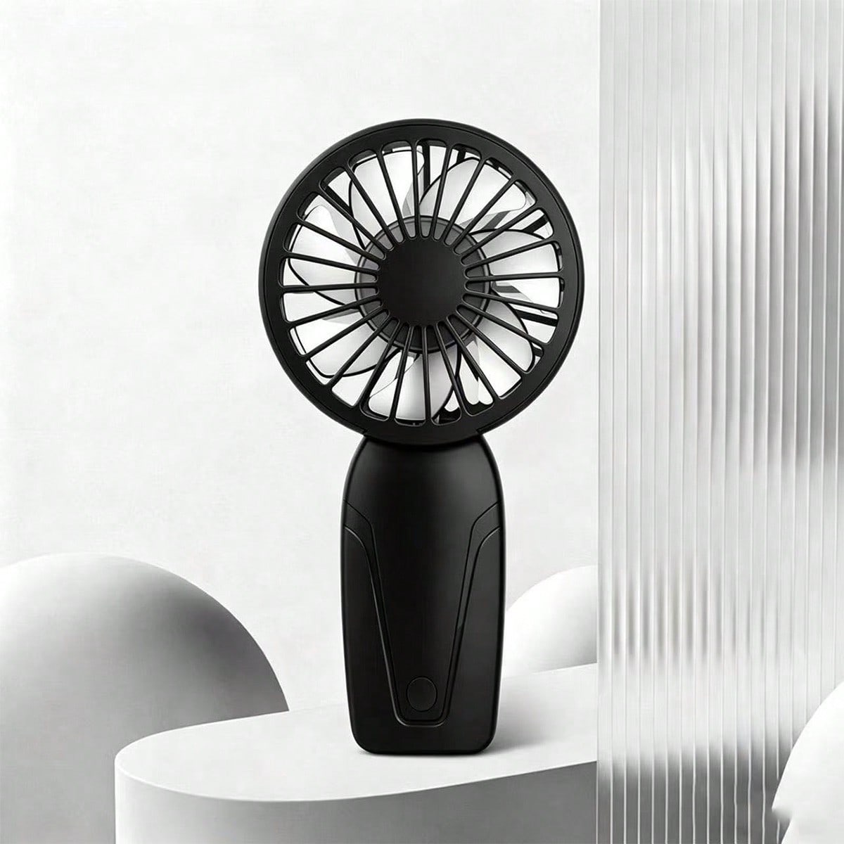 Mini Portable Handheld Fan – USB Rechargeable 7-Blade Cooling Fan