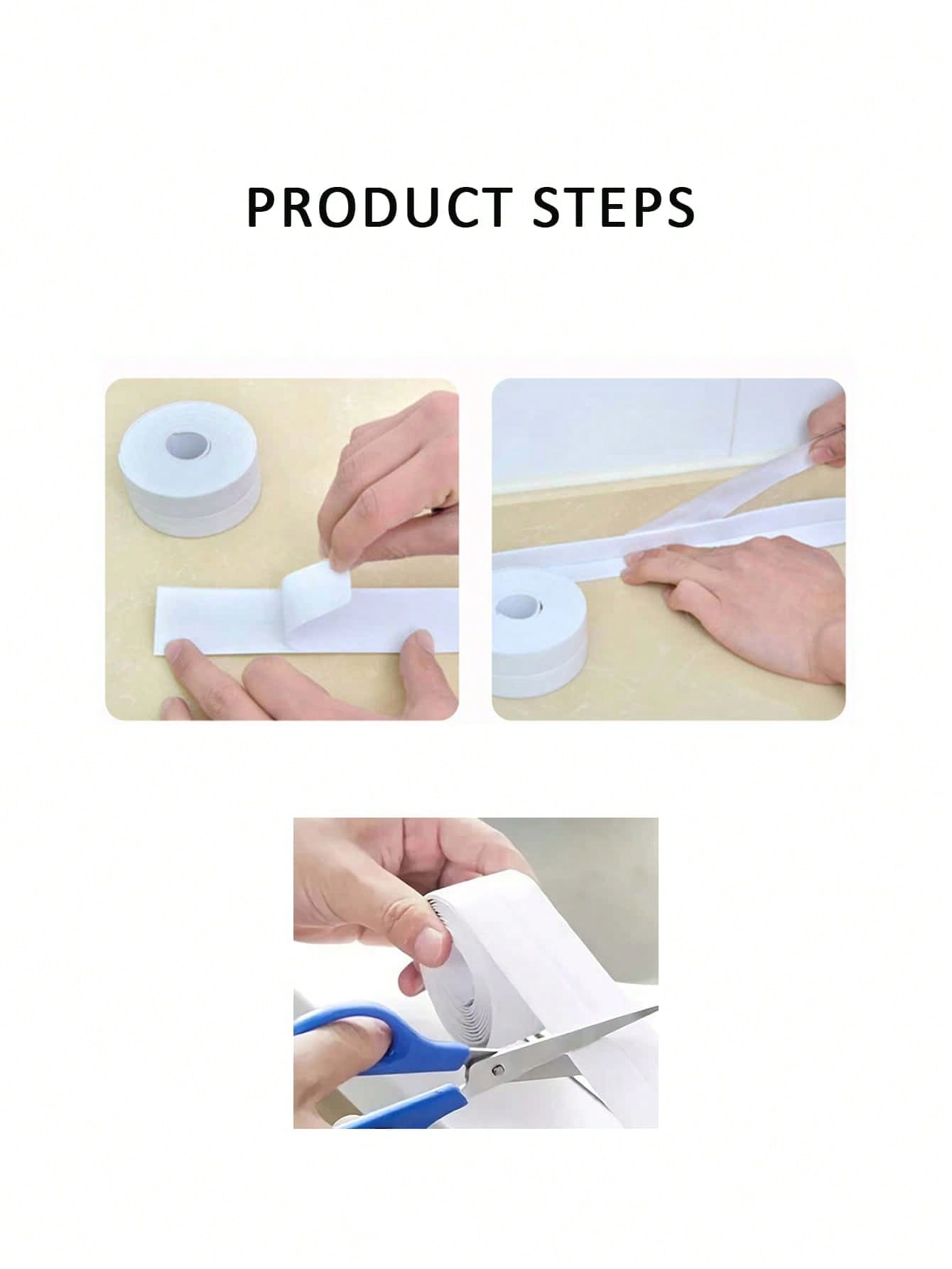 Waterproof Sealing Tape for Kitchen, Bathroom, Toilet & Tile Gaps – Mold-Resistant Caulk Strip for Corners & Seam Lines