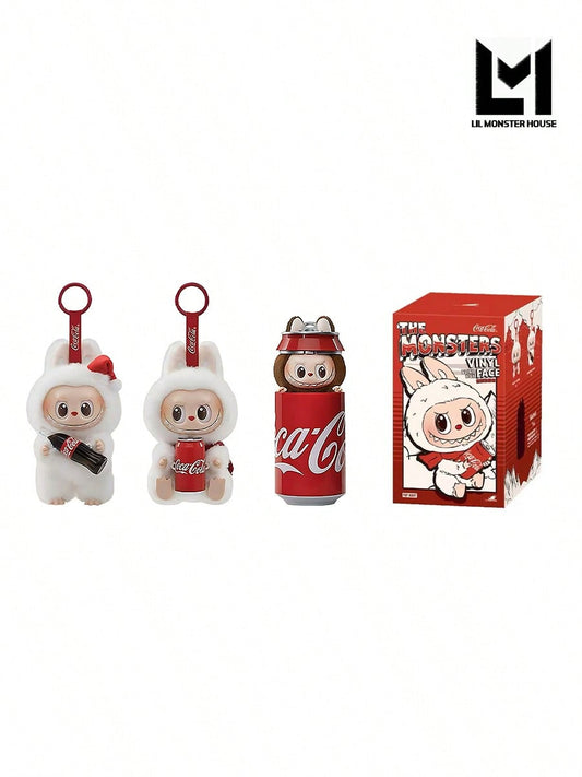 POP MART Labubu Blind Box X CocaCola Labubu Vinyl Figure,100% Authentic-Bag&Car Pendant-Holiday Gift- Sealed Mystery Box-Random Sealed Collectible(Only One Box)Final Sell