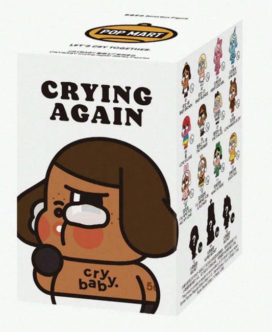 POP MART CRYBABY Tear Factory Collection; Resin Face Pendant; 100% Authentic - Bag & Car Pendant - Holiday Gift Doll - Sealed Mystery Box - Random Sealed Collectible (One Box Only) Final Sell