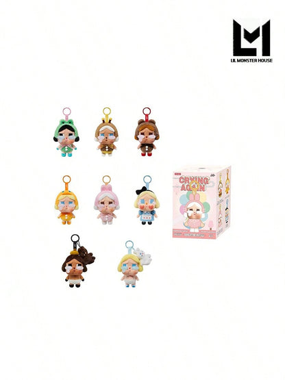 POP MART CRYBABY Tears Factory Series; Resin Face Pendant;100% Authentic-Bag&Car Pendant-Holiday Gift- Sealed Mystery Box-Random Sealed Collectible(Only One Box)Final Sell