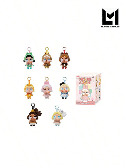 POP MART CRYBABY Tears Factory Series; Resin Face Pendant;100% Authentic-Bag&Car Pendant-Holiday Gift- Sealed Mystery Box-Random Sealed Collectible(Only One Box)Final Sell
