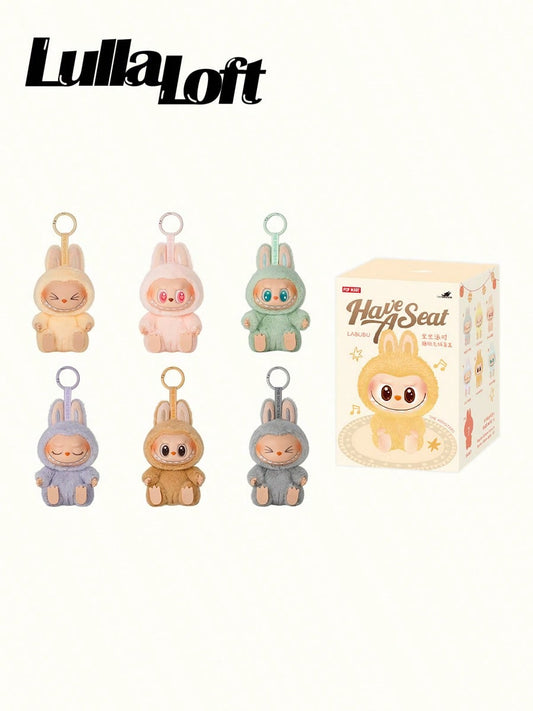 POP MART Labubu Blind Box Labubu THEMONSTERS Sit Sit Party Plush Blind Box-Keychains-Festival Gifts-Mystery Unboxing-Collectible,100% Authentic(Only One Box)Final Sell