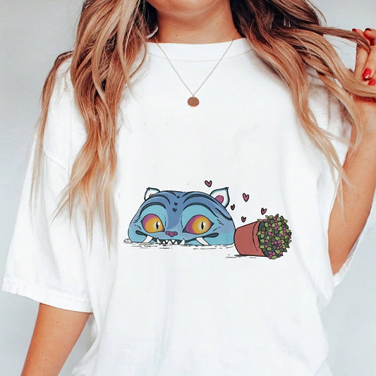 Hunter Tiger T-Shirt — K-Pop Demon Shirt & Hunter Merch | Anime-Inspired Design, 220G Pure Cotton Heavyweight Tee