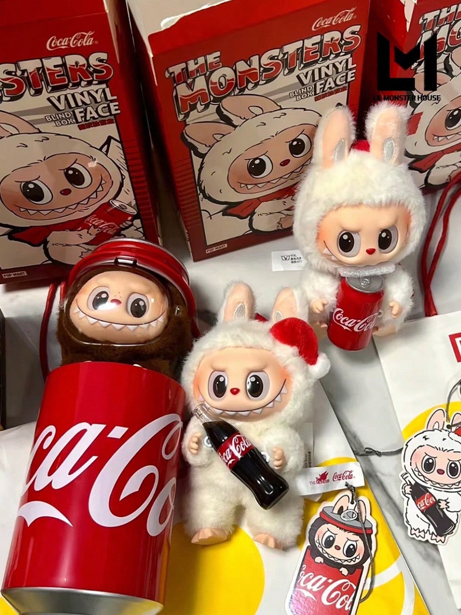 POP MART Labubu Blind Box X CocaCola Labubu Vinyl Figure,100% Authentic-Bag&Car Pendant-Holiday Gift- Sealed Mystery Box-Random Sealed Collectible(Only One Box)Final Sell