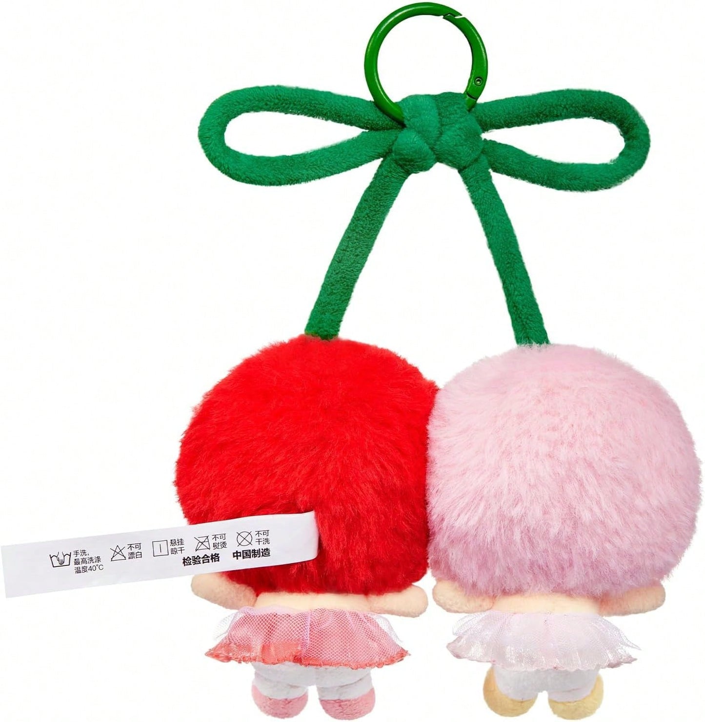Pop Mart 100% Authentic Crybaby Crying For Love Series-Vinyl Plush Hanging Card (Love You Cherry Much), Holiday Birthday Gifts For Girls And Boys, Emotional Gift, Back To School Gift, Kawaii Room Decor