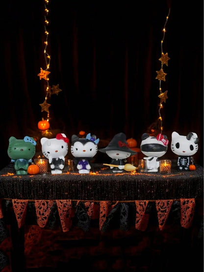 Sanrio Halloween Figurine Set – 12pcs Hello Kitty & Friends Collectible PVC Toys, Birthday & Holiday Gifts