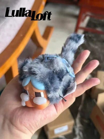 Pop Mart CryBABY Leopard Cat Series Toy Keychain Blind Box Single Pack-Keychains-Festival Gifts-Mystery Unboxing-Collectible,100% Authentic(Only One Box)While Stocks Last