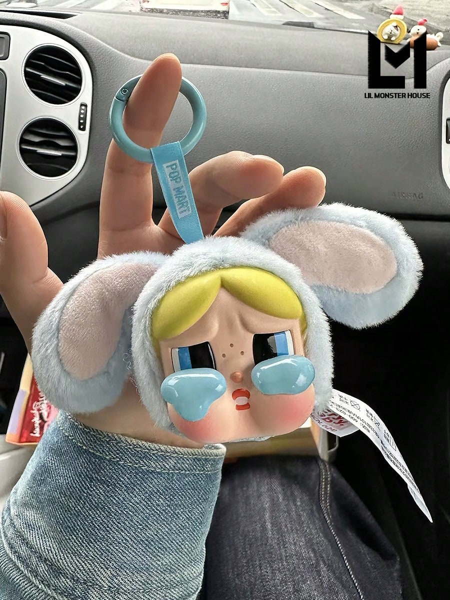 POP MART CRYBABY Vinyl Face Plush Blind Box ,100% Authentic-Bag&Car Pendant-Holiday Gift- Sealed Mystery Box-Random Sealed Collectible(Only One Box)Final Sell