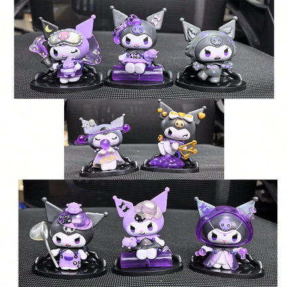 Sanrio Random Style 1Pc Or 8Pcs Kuromis Blind Box Werewolf Series High-Looking Action Figure Doll Anime Character Surprise Boxed Cute Collectible Model Decorations Decorative Accessories Hello Kittys Cat (Some Parts May Be Random)