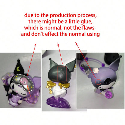 Sanrio Random Style 1Pc Or 8Pcs Kuromis Blind Box Werewolf Series High-Looking Action Figure Doll Anime Character Surprise Boxed Cute Collectible Model Decorations Decorative Accessories Hello Kittys Cat (Some Parts May Be Random)