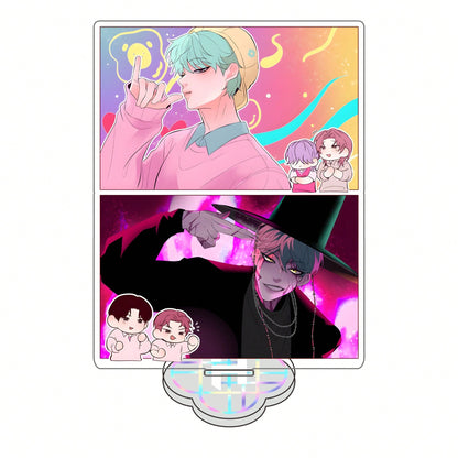Anime K-pop Hunters Huntress Acrylic Stand – Table Figure Display Decoration, Original Collectible Gift