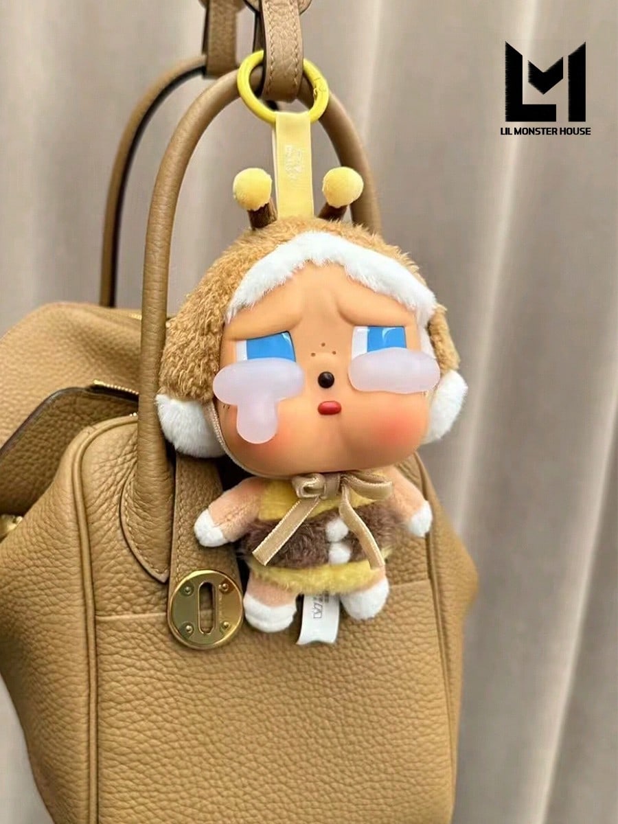 POP MART CRYBABY Tears Factory Series; Resin Face Pendant;100% Authentic-Bag&Car Pendant-Holiday Gift- Sealed Mystery Box-Random Sealed Collectible(Only One Box)Final Sell