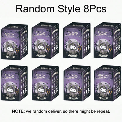 Sanrio Random Style 1Pc Or 8Pcs Kuromis Blind Box Werewolf Series High-Looking Action Figure Doll Anime Character Surprise Boxed Cute Collectible Model Decorations Decorative Accessories Hello Kittys Cat (Some Parts May Be Random)