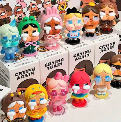 POP MART CRYBABY Tear Factory Collection; Resin Face Pendant; 100% Authentic - Bag & Car Pendant - Holiday Gift Doll - Sealed Mystery Box - Random Sealed Collectible (One Box Only) Final Sell
