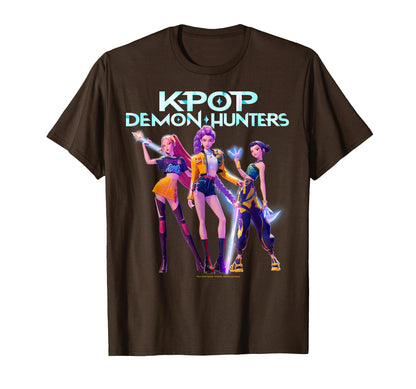 Huntr/X Heroic Poses Group Shot T-Shirt