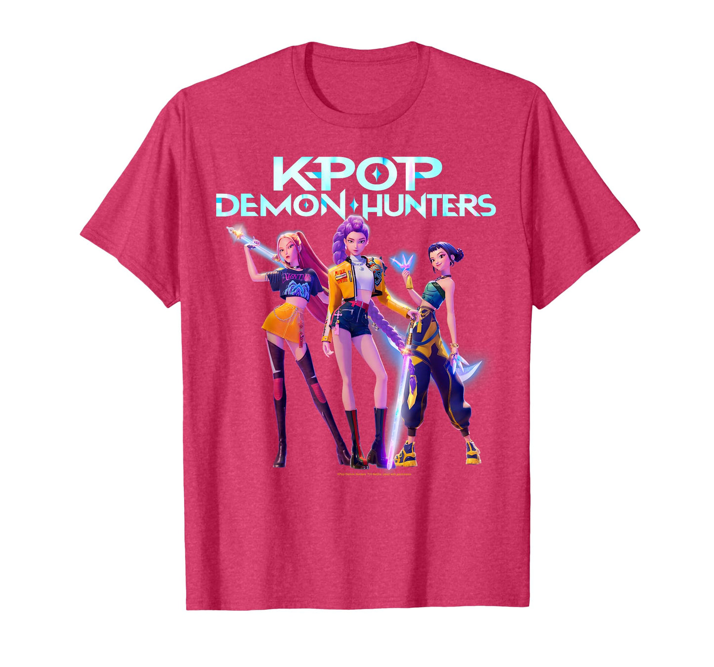 Huntr/X Heroic Poses Group Shot T-Shirt