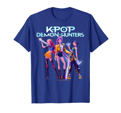 Huntr/X Heroic Poses Group Shot T-Shirt