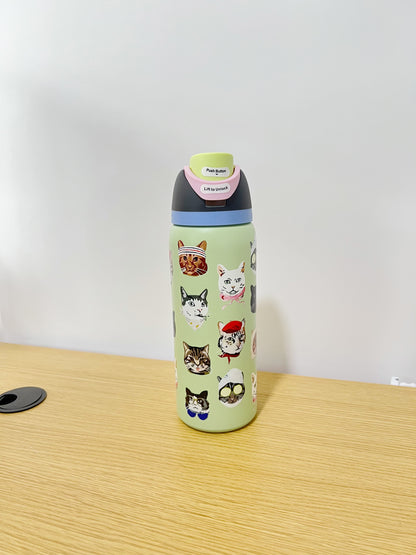 Owala Freesip 32Oz – Urban Outfitters Edition, Flower Crown, Tea Time Pink Hydration Bottle, Pillow Fight Cherry, Candy Coated