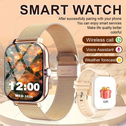 MixtataDi Smart Watch – Multifunctional Sports Smartwatch with Wireless Calls, Music & Notifications (Android/iOS)