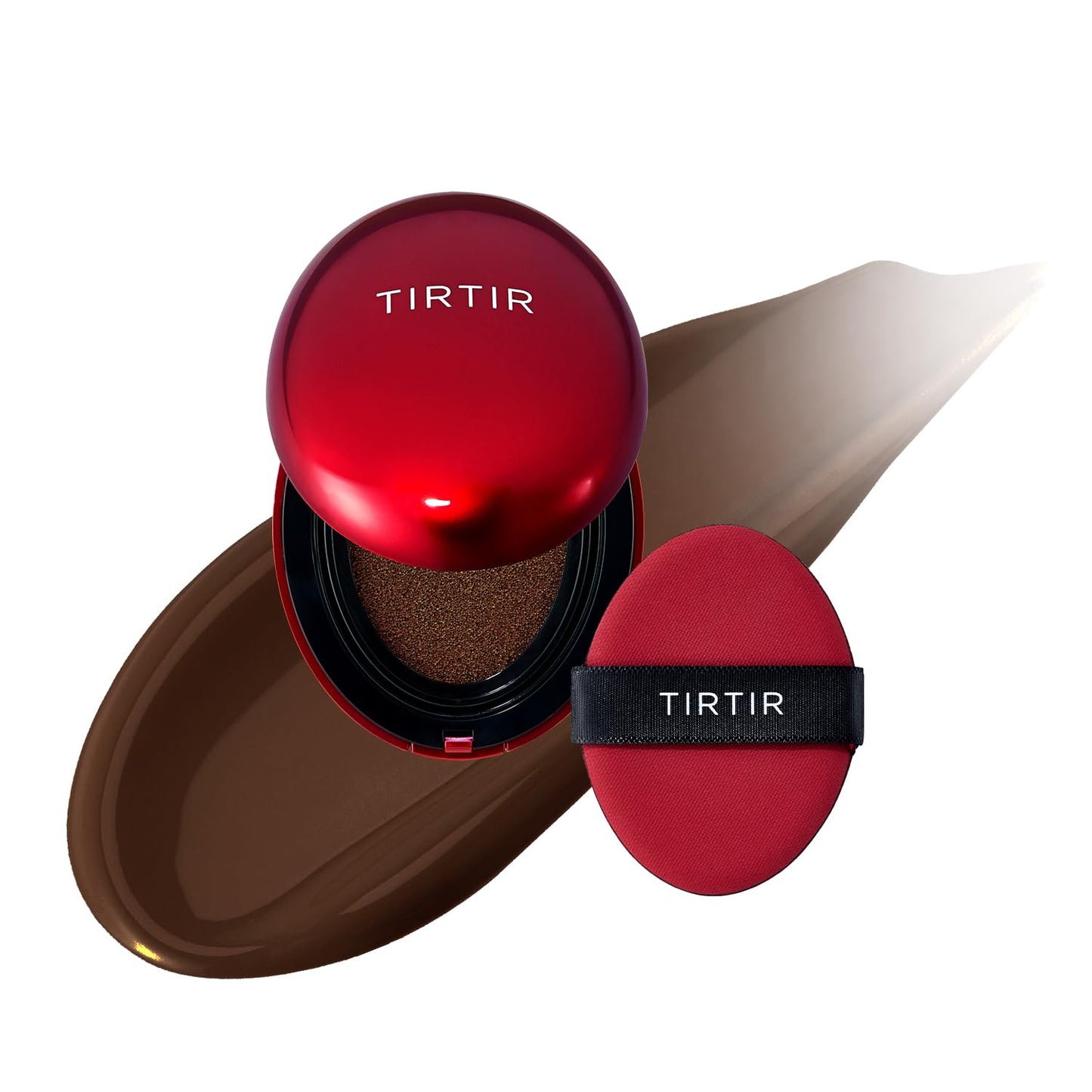 TIRTIR Red Cushion Foundation Mask Fit Full Coverage Weightless Skin Fit Satin Glow Finish Buildable