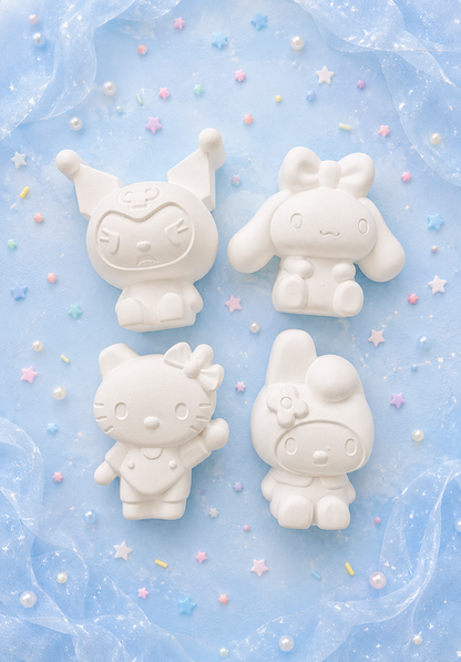 Sanrio Plaster Figure Magnet DIY Paint Kit