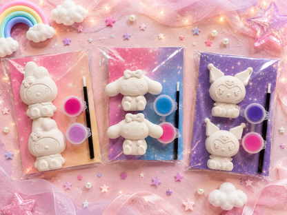 Sanrio Plaster Figure Magnet DIY Paint Kit