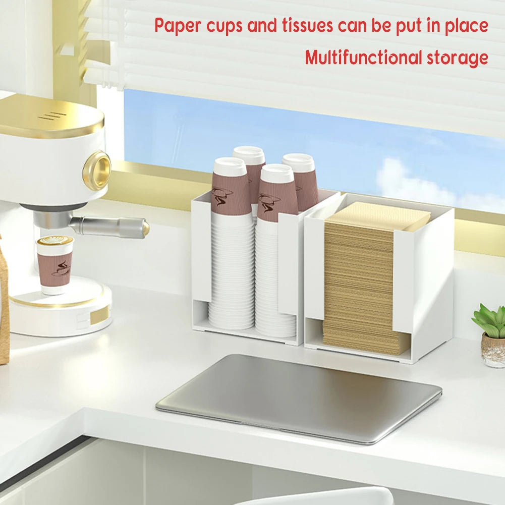 Desktop Finishing Box Simple Noodle Squared Storage Box Multifunctional Organiser Box for Desktop Storage Large Capacity